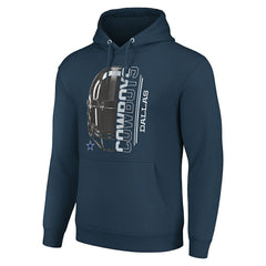 Starter Unisex Half Helmet Logo Pullover Hoodie - Dallas Cowboys