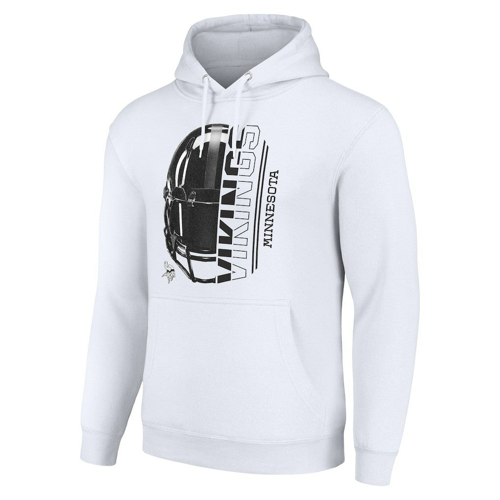 Starter Unisex Half Helmet Logo Pullover Hoodie - Minnesota Vikings