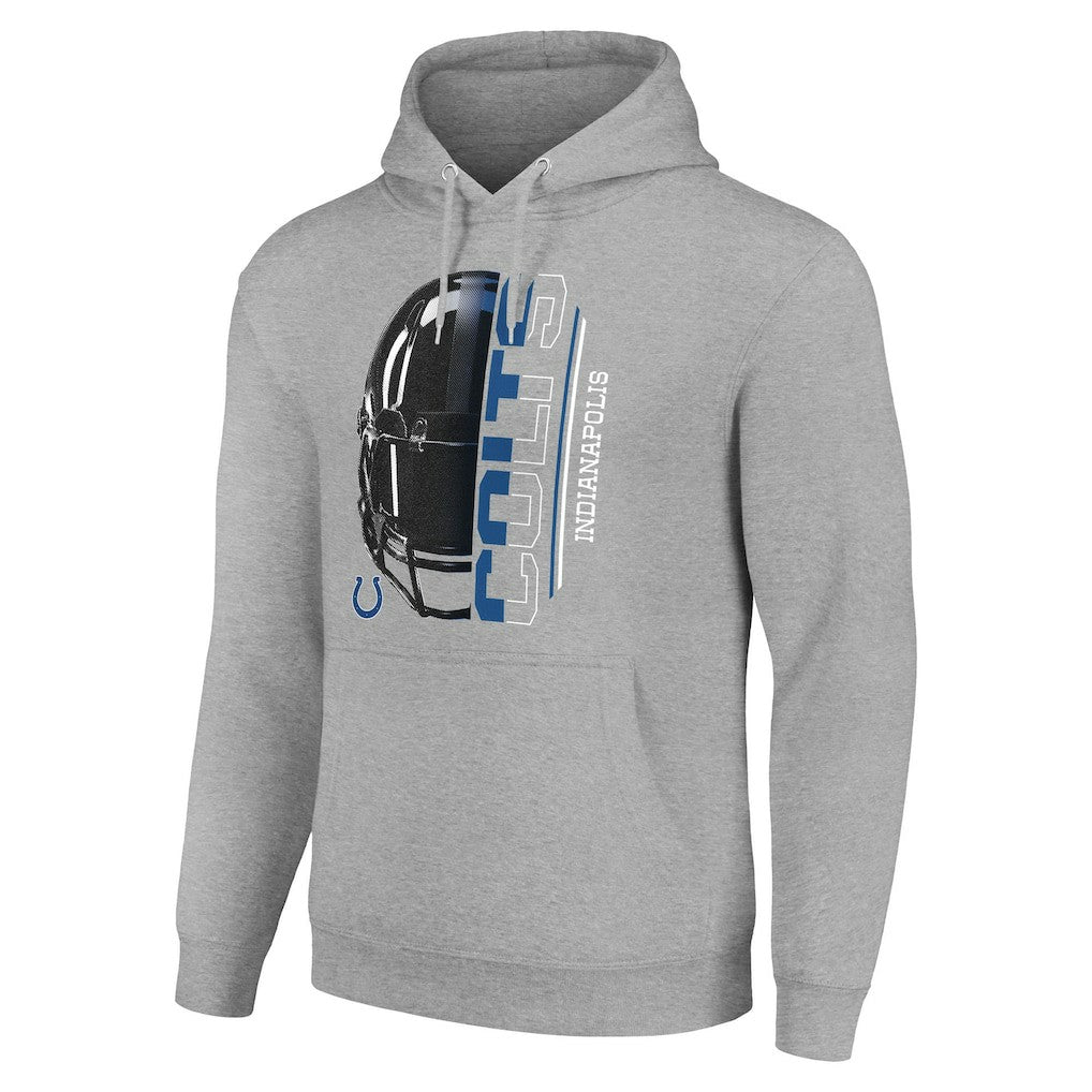 Starter Unisex Half Helmet Logo Pullover Hoodie - Indianapolis Colts
