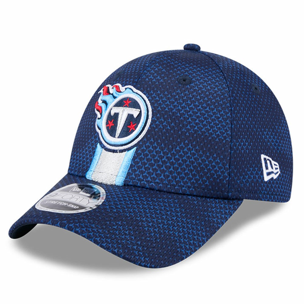 2024 Sideline 9FORTY Stretch-Snap Hat - Tennessee Titans