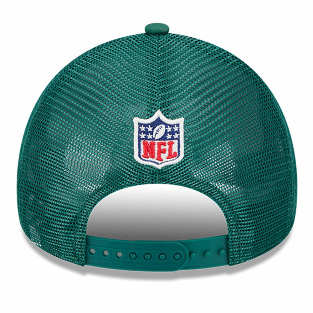 2024 Sideline Historic 9FORTY A-Frame Trucker Adjustable Hat - New York Jets