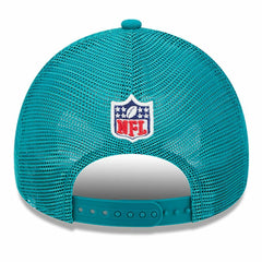 2024 Sideline Historic 9FORTY A-Frame Trucker Adjustable Hat - Miami Dolphins