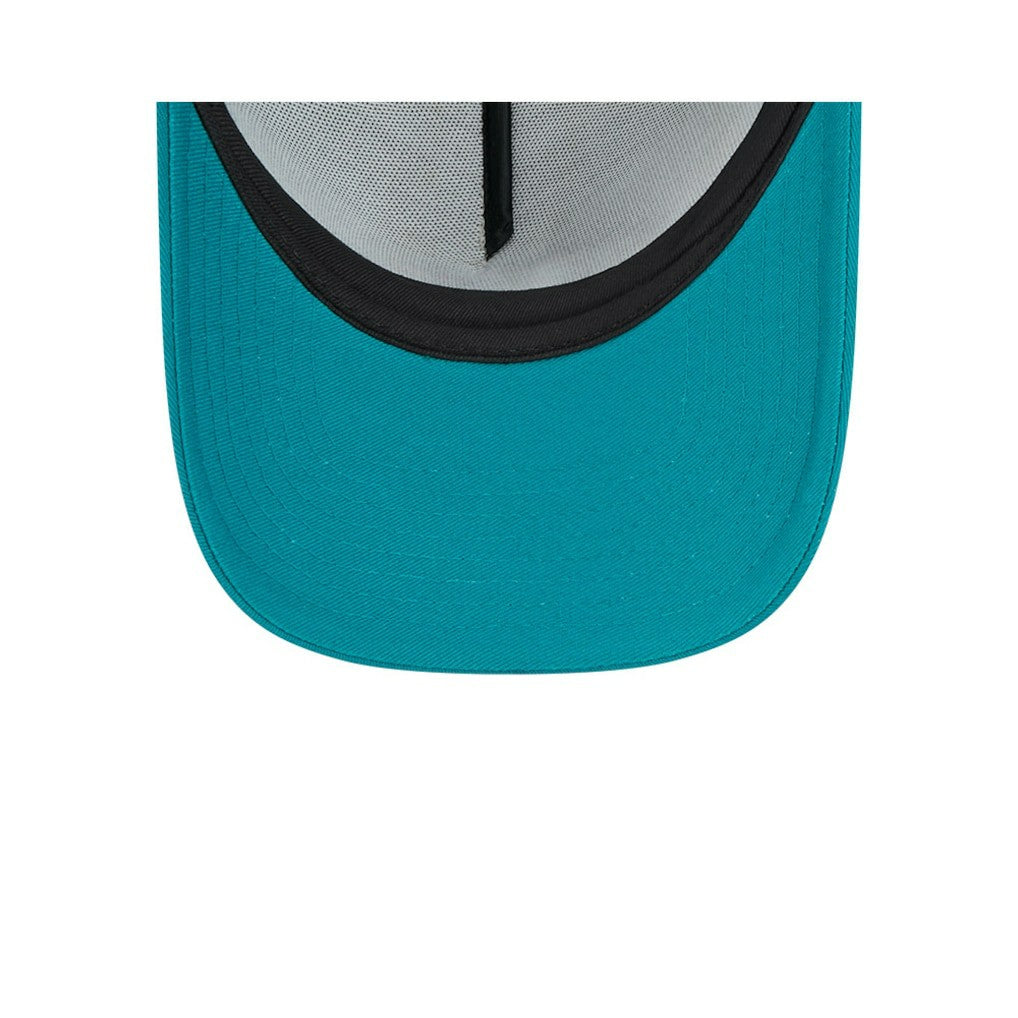 2024 Sideline Historic 9FORTY A-Frame Trucker Adjustable Hat - Miami Dolphins