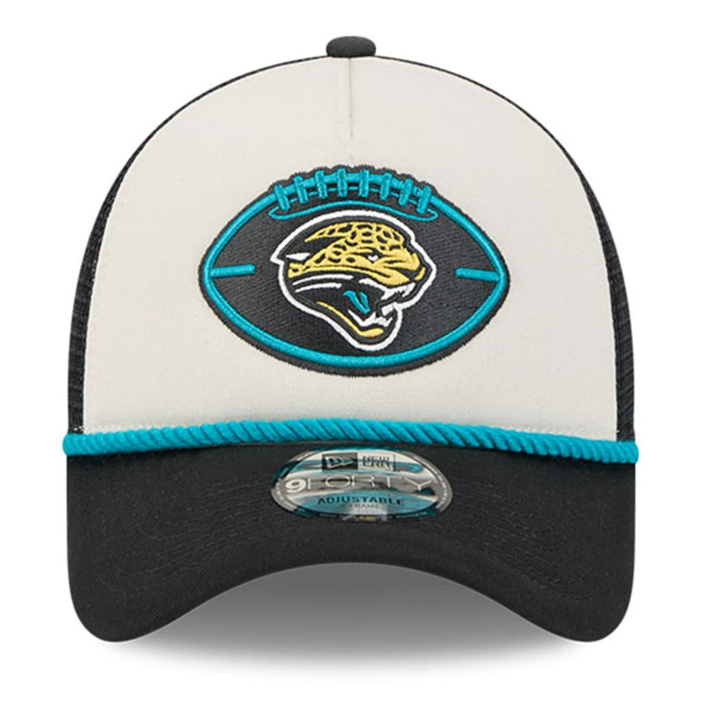 2024 Sideline Historic 9FORTY A-Frame Trucker Adjustable Hat - Jacksonville Jaguars