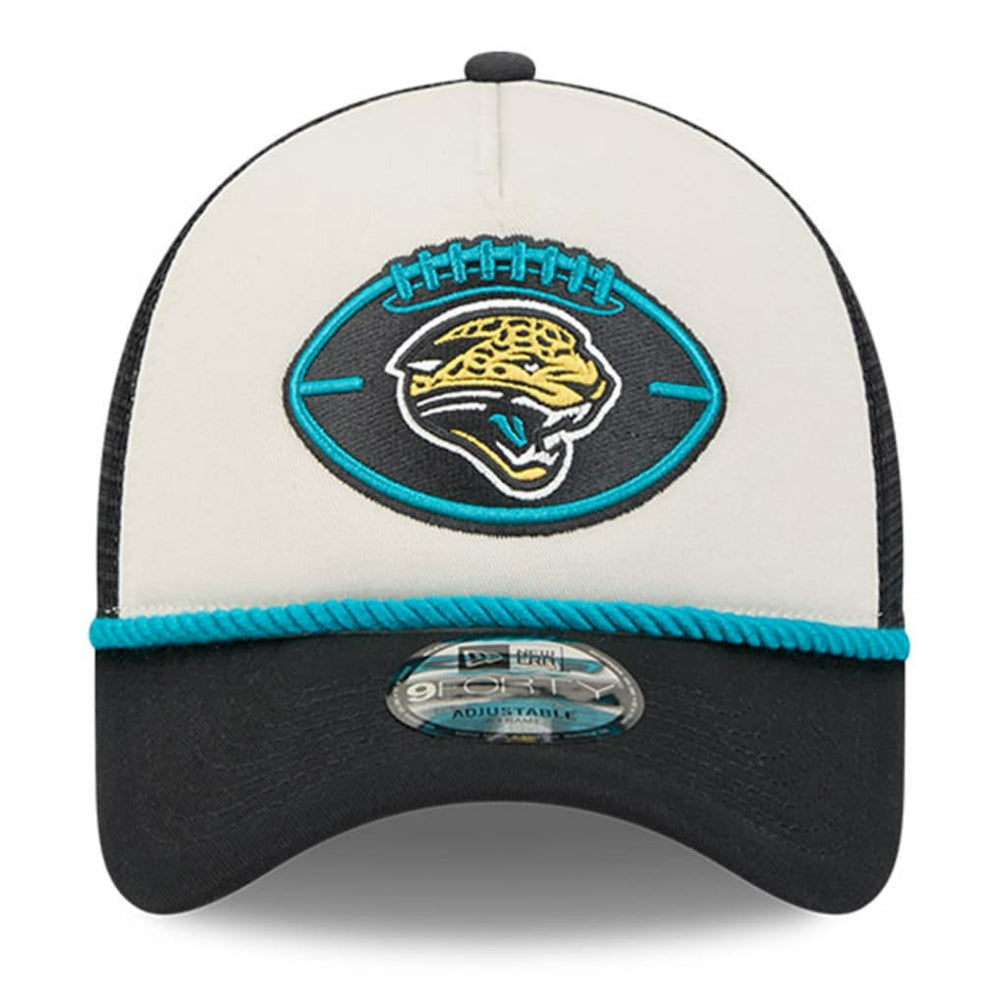 2024 Sideline Historic 9FORTY A-Frame Trucker Adjustable Hat - Jacksonville Jaguars