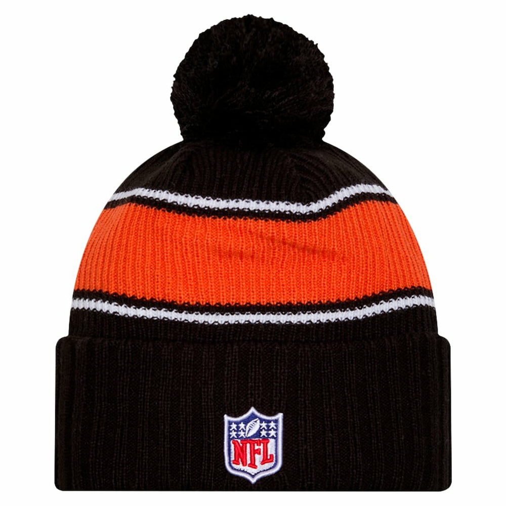 2024 Sideline Cuffed Knit Hat with Pom - Cincinnati Bengals