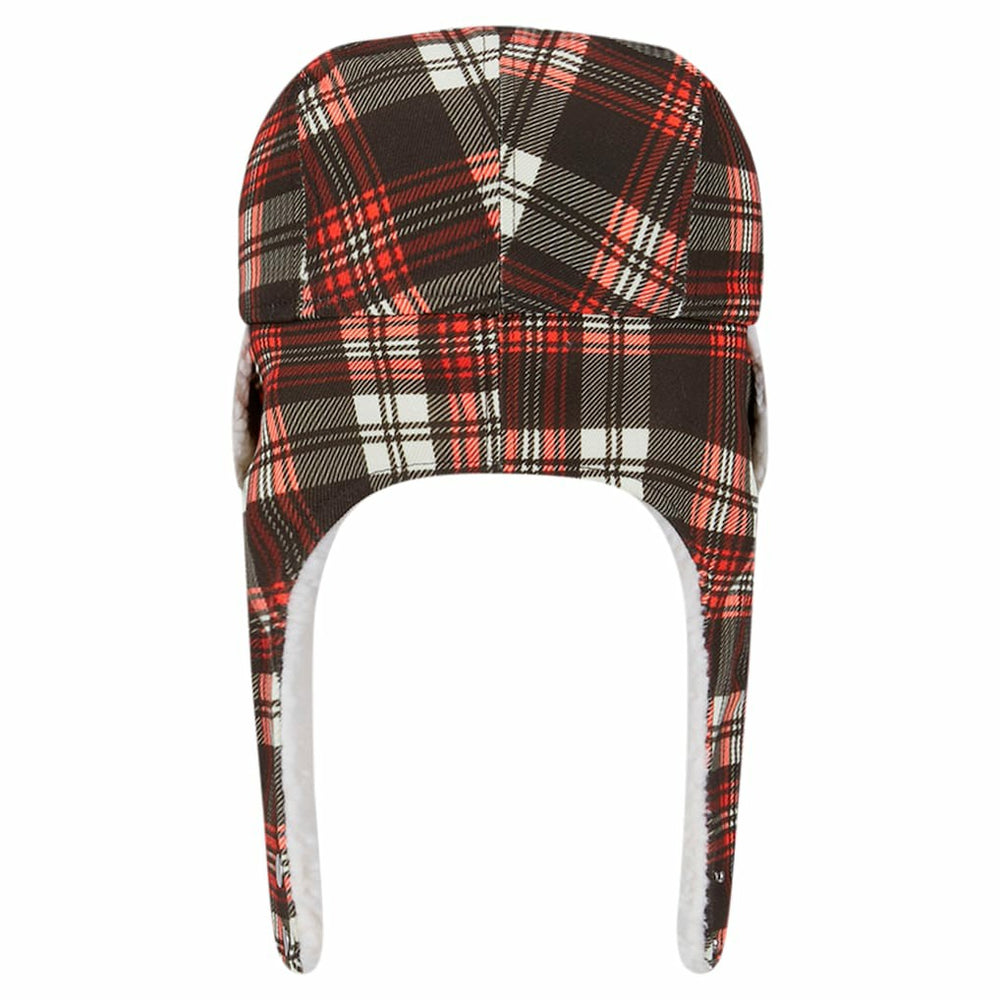 Sideline Plaid Sherpa Trapper Hat - Cleveland Browns