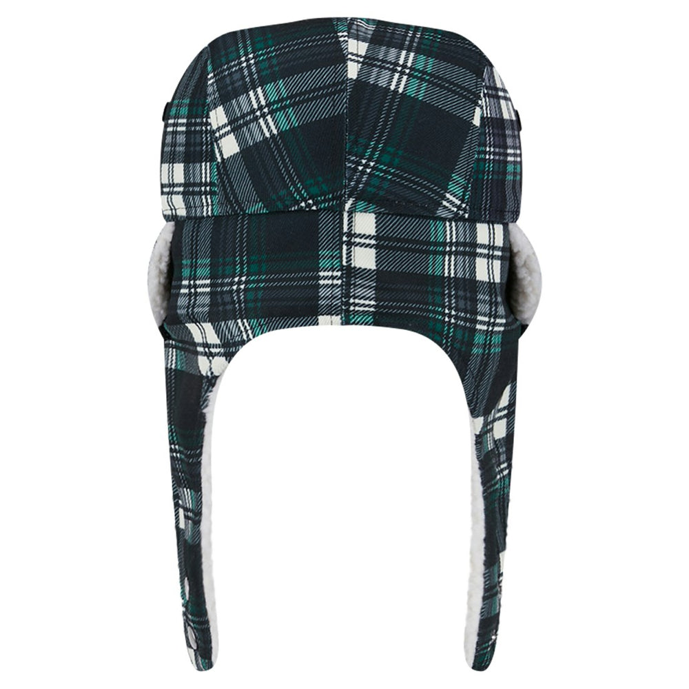 Sideline Plaid Sherpa Trapper Hat - New York Jets