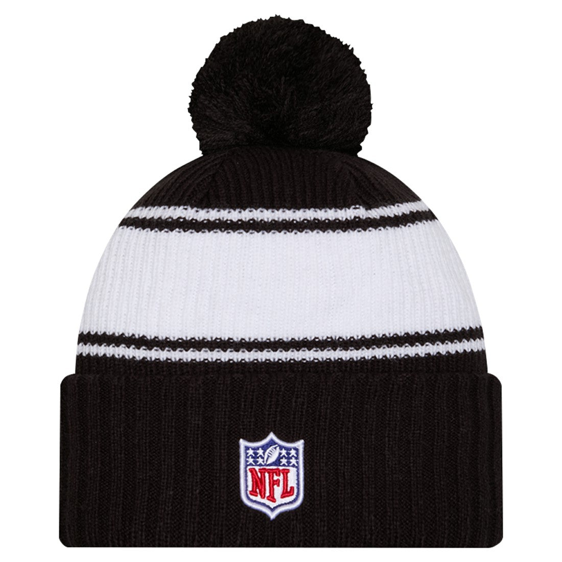 Youth 2024/25 Sideline Cuffed Knit Hat with Pom - New York Jets