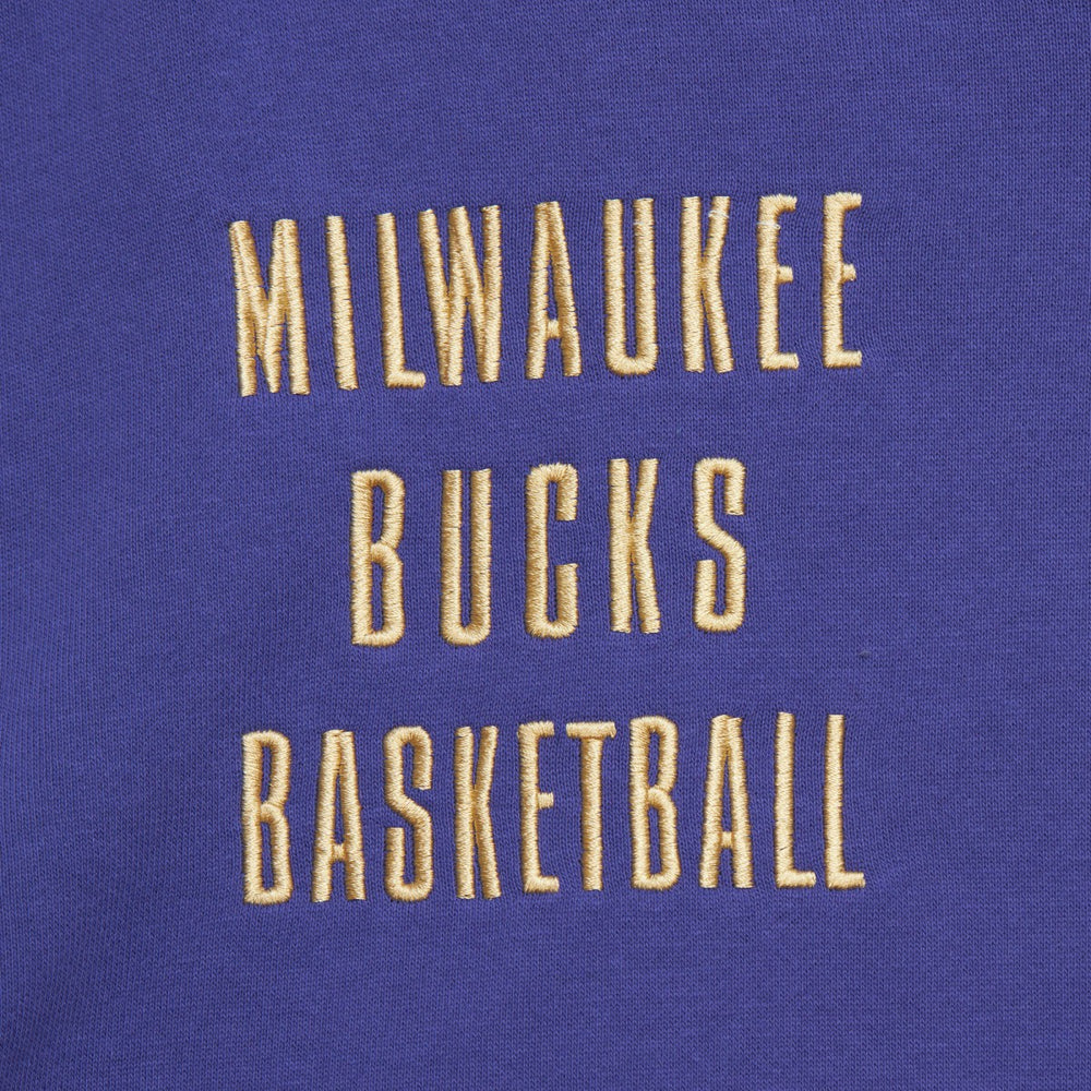 NBA Milwaukee Bucks Team OG 2.0 Vintage Logo Fleece Pullover Hoodie