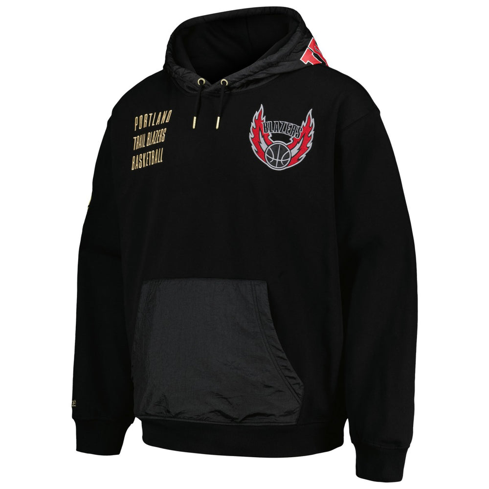 NBA Portland Trail Blazers Team OG 2.0 Vintage Logo Fleece Pullover Hoodie
