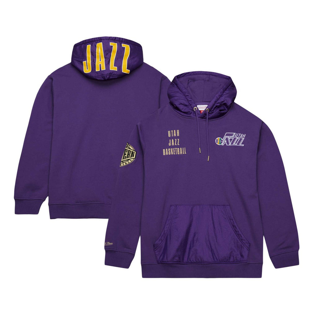 NBA Utah Jazz Team OG 2.0 Vintage Logo Fleece Pullover Hoodie