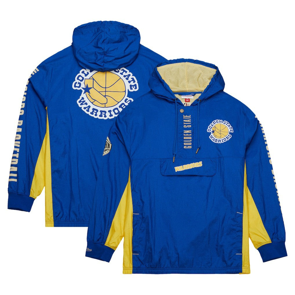 NBA Golden State Warriors Team OG 2.0 Vintage Logo Anorak Windbreaker Quarter-Zip Jacket sale