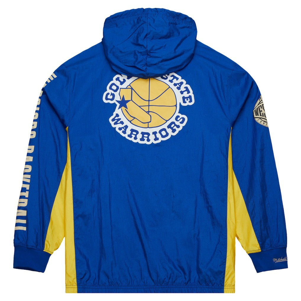 NBA Golden State Warriors Team OG 2.0 Vintage Logo Anorak Windbreaker Quarter-Zip Jacket sale