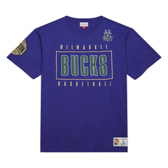 NBA Milwaukee Bucks Hardwood Classics Team OG 2.0 Premium Vintage Logo T-Shirt