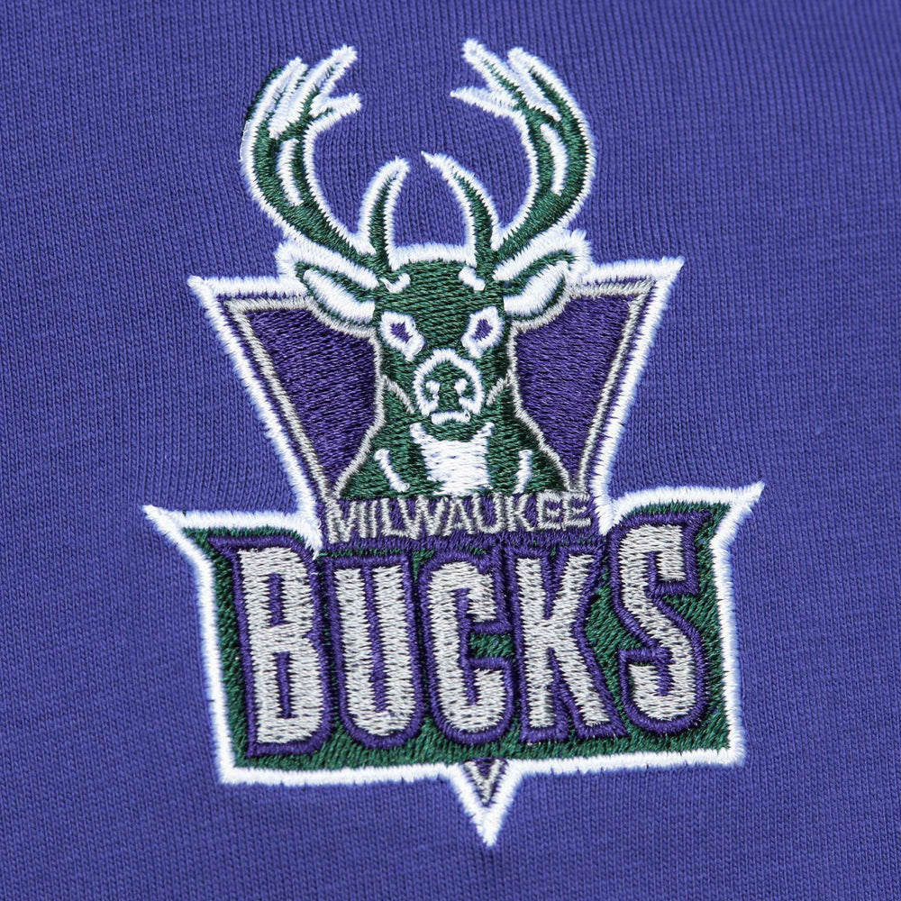 NBA Milwaukee Bucks Hardwood Classics Team OG 2.0 Premium Vintage Logo T-Shirt