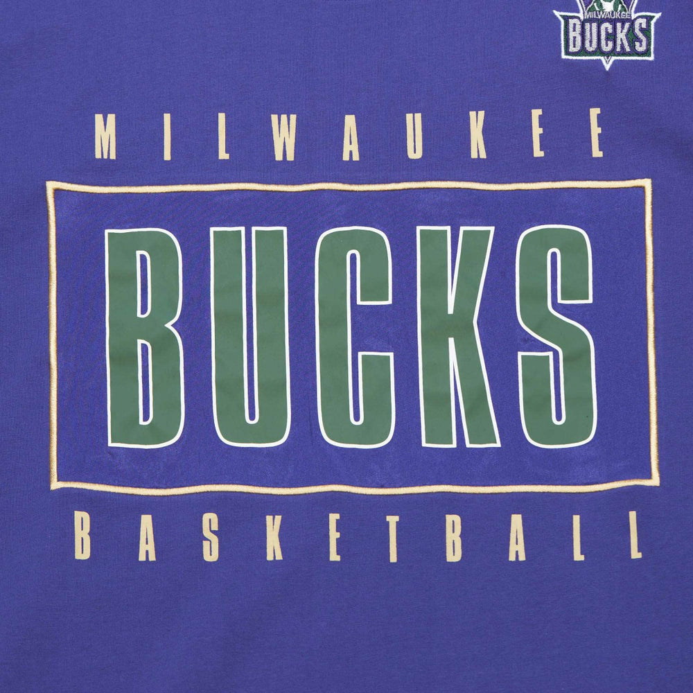 NBA Milwaukee Bucks Hardwood Classics Team OG 2.0 Premium Vintage Logo T-Shirt