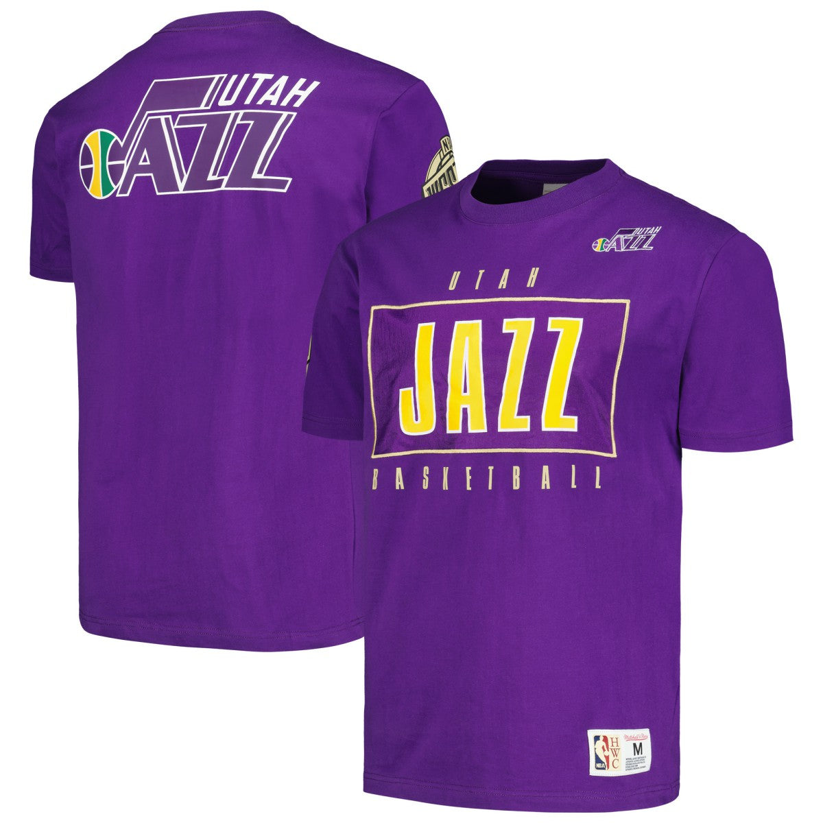 NBA Utah Jazz Hardwood Classics Team OG 2.0 Premium Vintage Logo T-Shirt