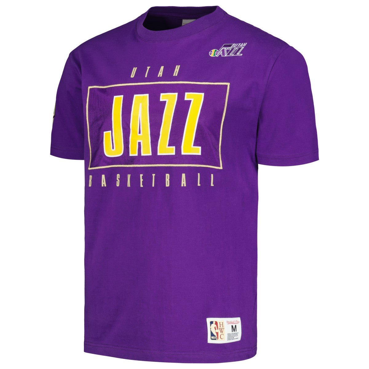NBA Utah Jazz Hardwood Classics Team OG 2.0 Premium Vintage Logo T-Shirt