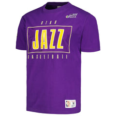 NBA Utah Jazz Hardwood Classics Team OG 2.0 Premium Vintage Logo T-Shirt