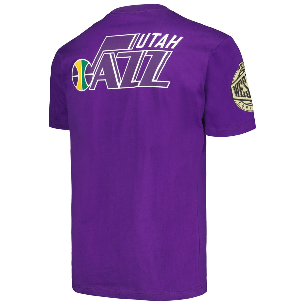 NBA Utah Jazz Hardwood Classics Team OG 2.0 Premium Vintage Logo T-Shirt