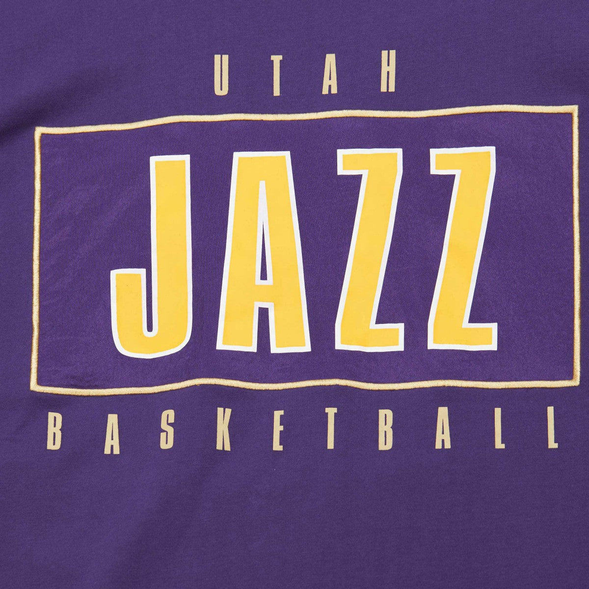 NBA Utah Jazz Hardwood Classics Team OG 2.0 Premium Vintage Logo T-Shirt