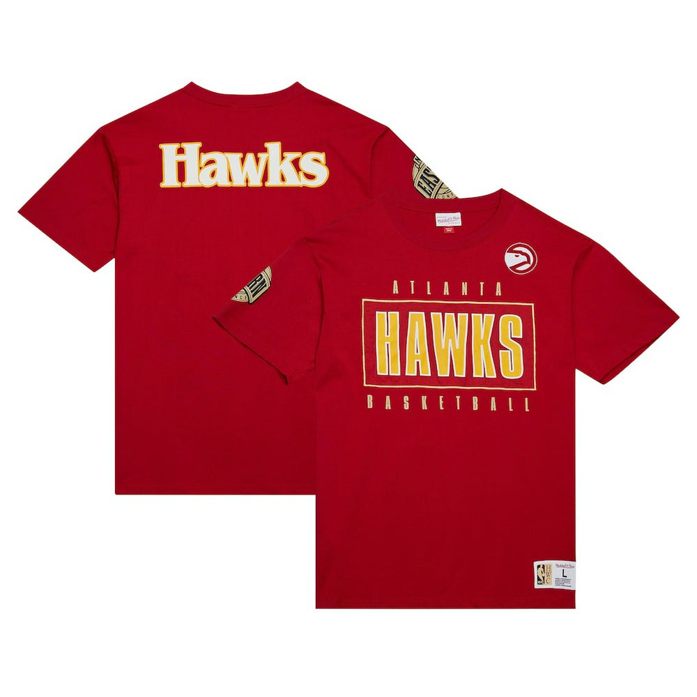 NBA Atlanta Hawks Hardwood Classics Team OG 2.0 Premium Vintage Logo T-Shirt