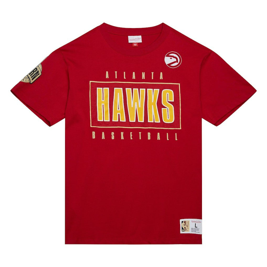 NBA Atlanta Hawks Hardwood Classics Team OG 2.0 Premium Vintage Logo T-Shirt