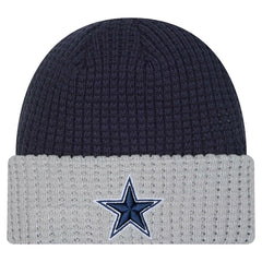 Waffled Cuffed Knit Hat - Dallas Cowboys