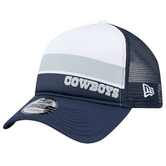 Sport Night Color Block 9FORTY A-Frame Trucker Adjustable Hat - Dallas Cowboys