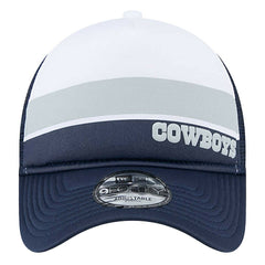 Sport Night Color Block 9FORTY A-Frame Trucker Adjustable Hat - Dallas Cowboys
