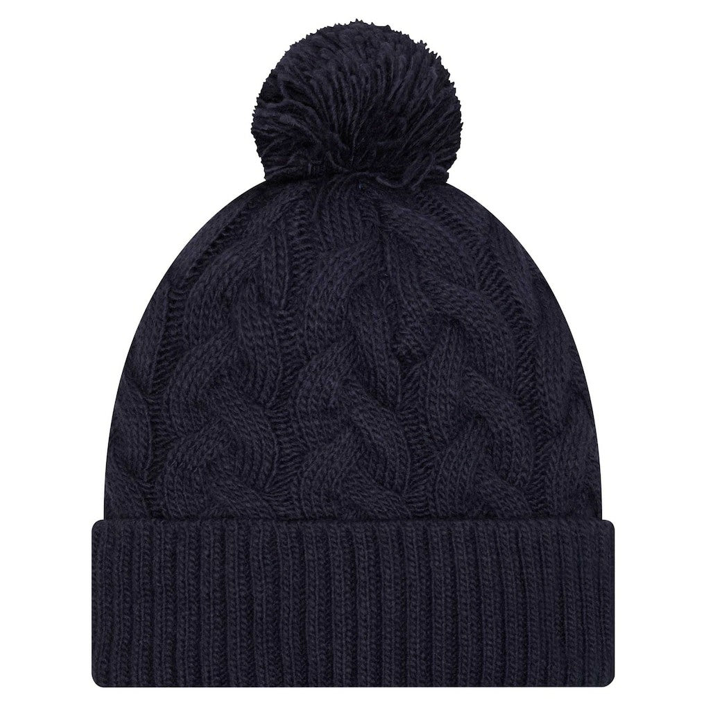 Women's Cable Knit Hat with Pom - Dallas Cowboys