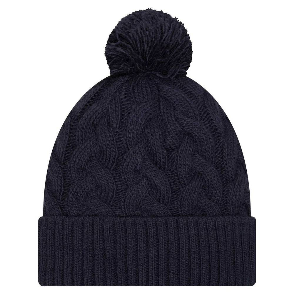 Women's Cable Knit Hat with Pom - Dallas Cowboys