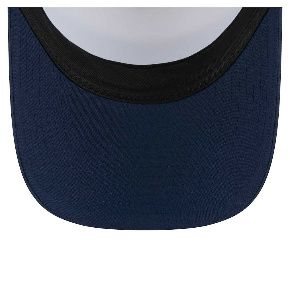 Youth Sport Night Color Block 9FORTY A-Frame Trucker Adjustable Hat - Dallas Cowboys