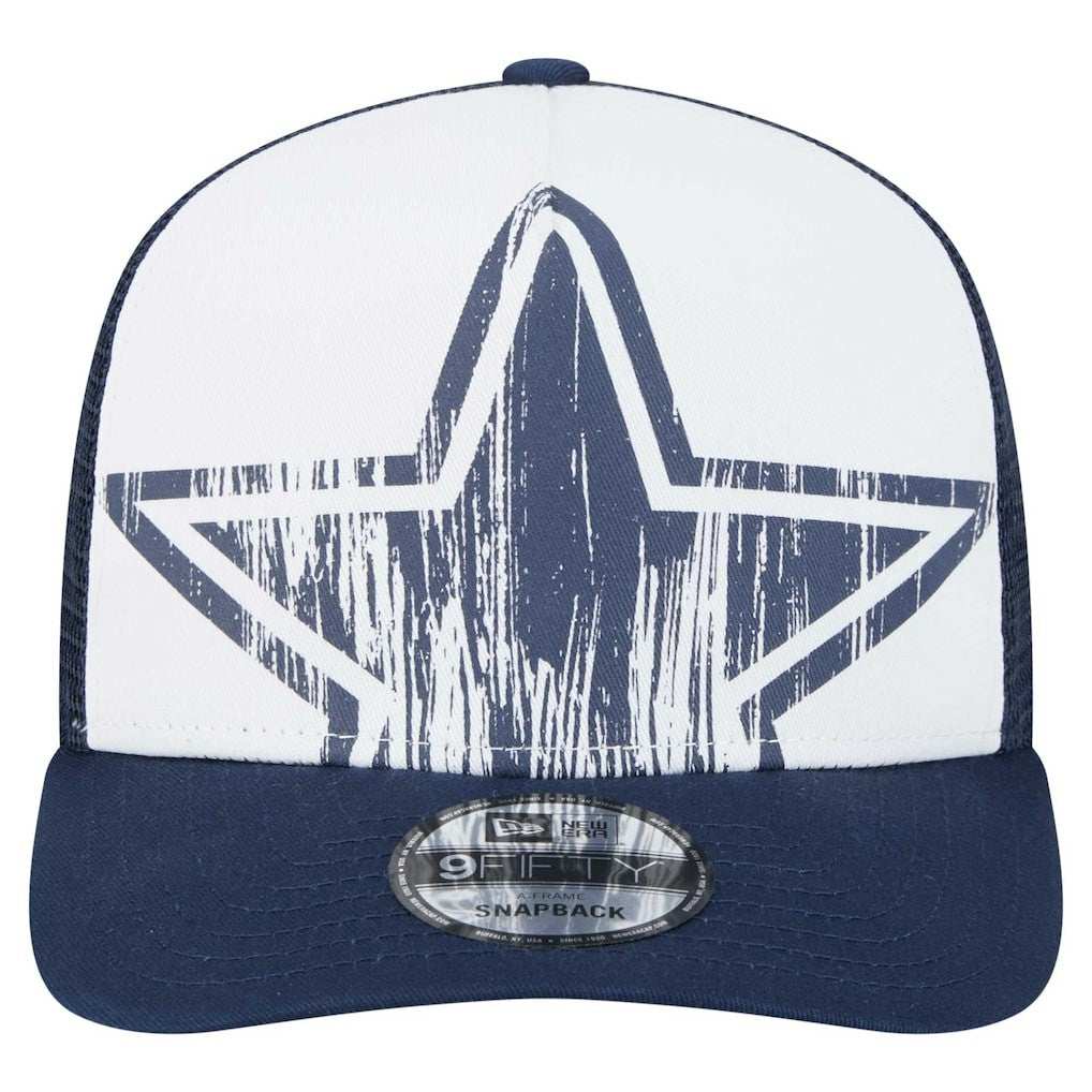 Youth Distressed 9FIFTY A-Frame Snapback Hat - Dallas Cowboys