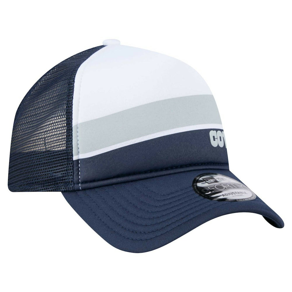 Preschool Sport Night Color Block 9FORTY A-Frame Trucker Adjustable Hat - Dallas Cowboys