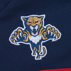 NHL Navy Florida Panthers Mitchell & Ness Head Coach Pullover Hoodie