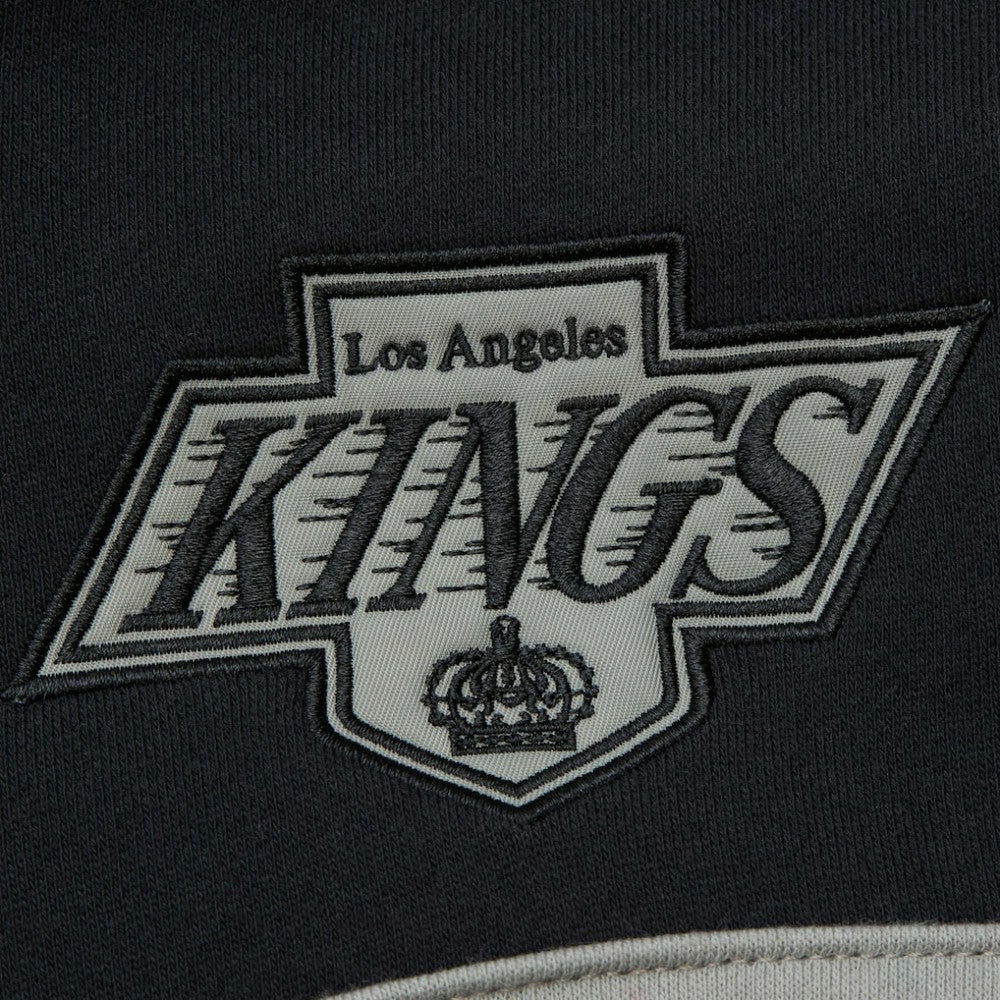 NHL White/Black Los Angeles Kings Mitchell & Ness Head Coach Pullover Hoodie
