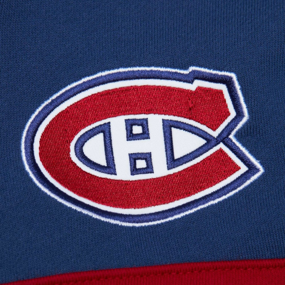 NHL Navy Montreal Canadiens Mitchell & Ness Head Coach Pullover Hoodie
