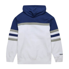 NHL White/Blue Tampa Bay Lightning Mitchell & Ness Head Coach Pullover Hoodie