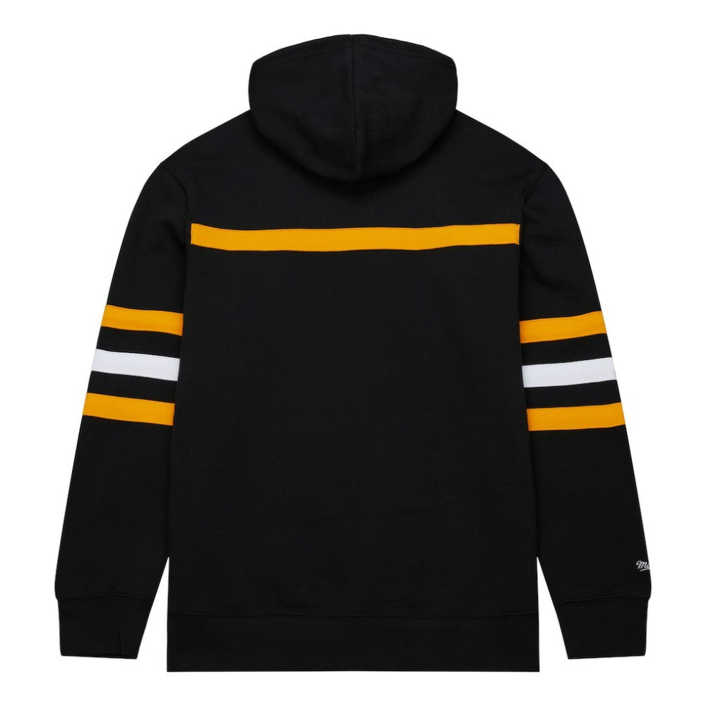 NHL Black Pittsburgh Penguins Mitchell & Ness Head Coach Pullover Hoodie