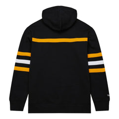 NHL Black Pittsburgh Penguins Mitchell & Ness Head Coach Pullover Hoodie