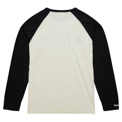 NHL Cream Pittsburgh Penguins Mitchell & Ness Legendary Slub Vintage Raglan Long Sleeve T-Shirt