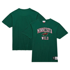NHL Green Minnesota Wild Mitchell & Ness Legendary Slub T-Shirt