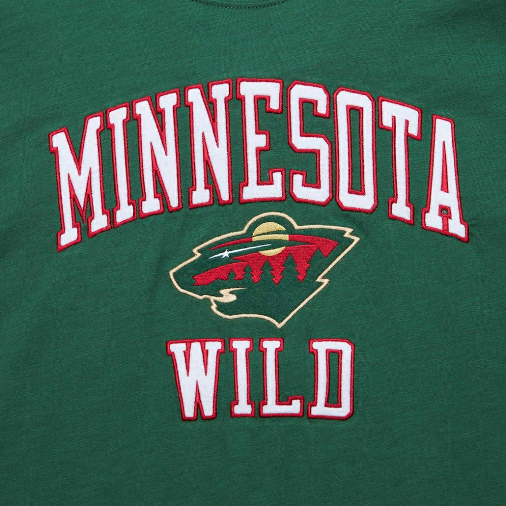NHL Green Minnesota Wild Mitchell & Ness Legendary Slub T-Shirt