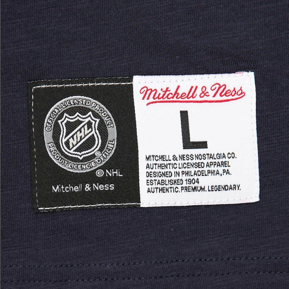 NHL Deep Sea Blue Seattle Kraken Mitchell & Ness Legendary Slub T-Shirt