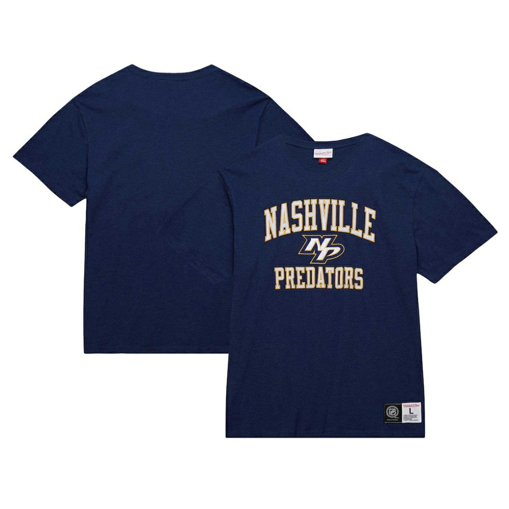 NHL Navy Nashville Predators Mitchell & Ness Legendary Slub T-Shirt