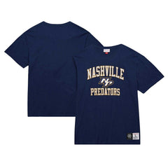 NHL Navy Nashville Predators Mitchell & Ness Legendary Slub T-Shirt