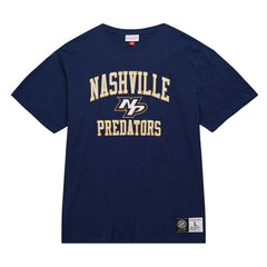 NHL Navy Nashville Predators Mitchell & Ness Legendary Slub T-Shirt