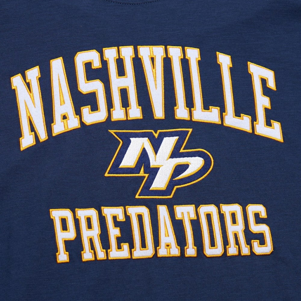 NHL Navy Nashville Predators Mitchell & Ness Legendary Slub T-Shirt
